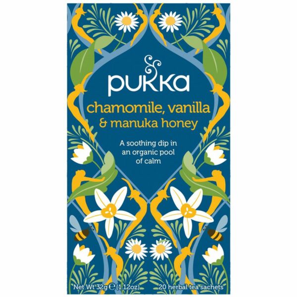 Pukka Chamomile, Vanilla & Manuka Honey 20bags
