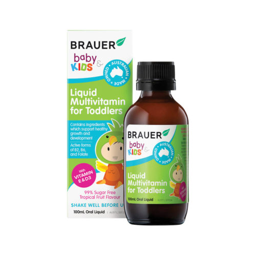 brauer baby & kids liquid multivitamin for toddlers (1 3 years) 100ml