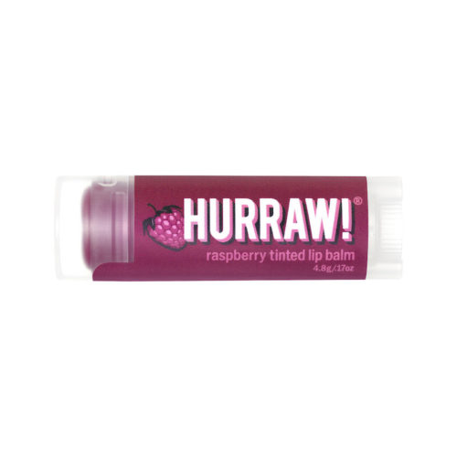 hurraw! raspberry tinted lip balm 4.8g