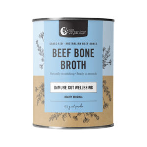 nutra organics beef bone broth hearty original organic 125g