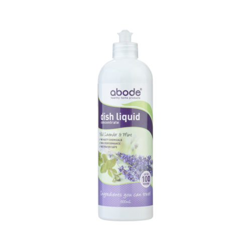 abode dishwashing liquid lavender & mint 500ml