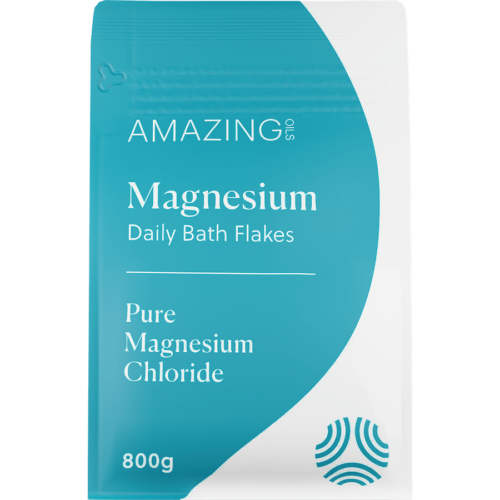 amazing oils magnesium daily bath flakes 800g