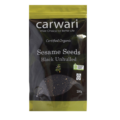 carwari black sesame seeds 200g