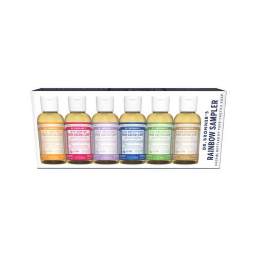 dr. bronners rainbow sampler castile soap 6 x 59ml