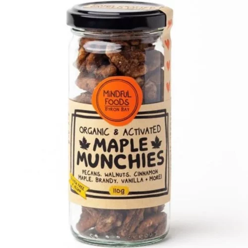 mindful foods activated maple munchies organic 90g