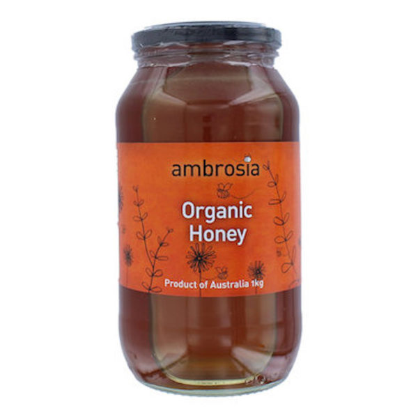 ambrosia organic honey orange label 1kg