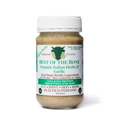 best of the bone organic italian herbs & garlic 390g