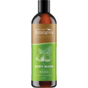 biologika coconut hand & body wash 500ml