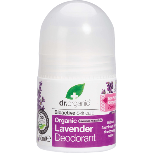 dr. organic lavender roll on deodorant 50ml
