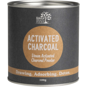 eden health foods steamed activated charcoal 100g