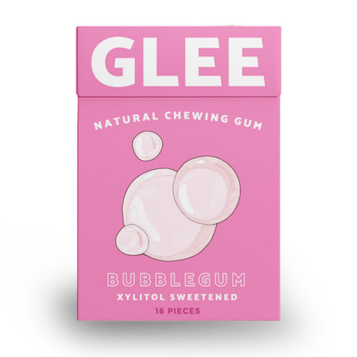 glee gum sugar free gum bubblegum 16pack