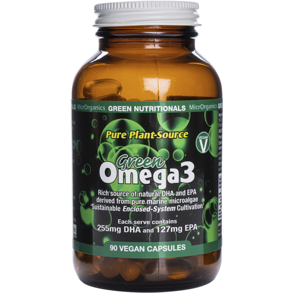 green nutritionals pure plant source green omega 3 90caps