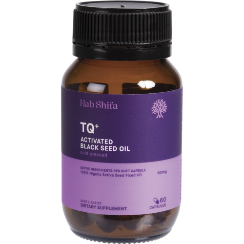 hab shifa tq+ activated black seed oil 60caps