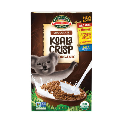 nature's path organic chocolate koala crisp 325g