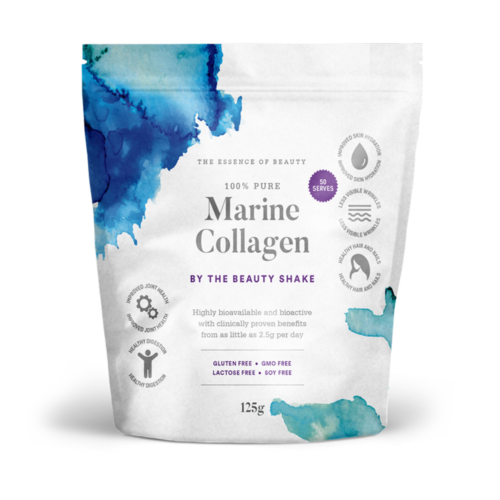 the beauty shake premium french marine collagen 125g
