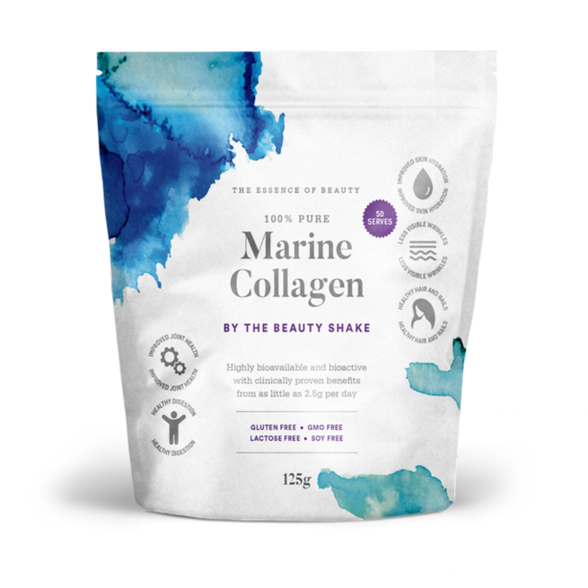 the beauty shake premium french marine collagen 125g