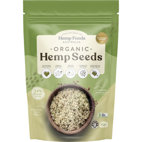 essential hemp organic hemp seeds hulled 1kg