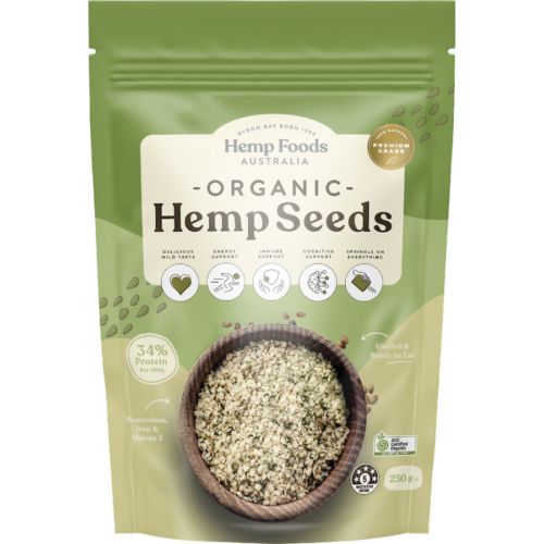 essential hemp organic hemp seeds hulled 250g