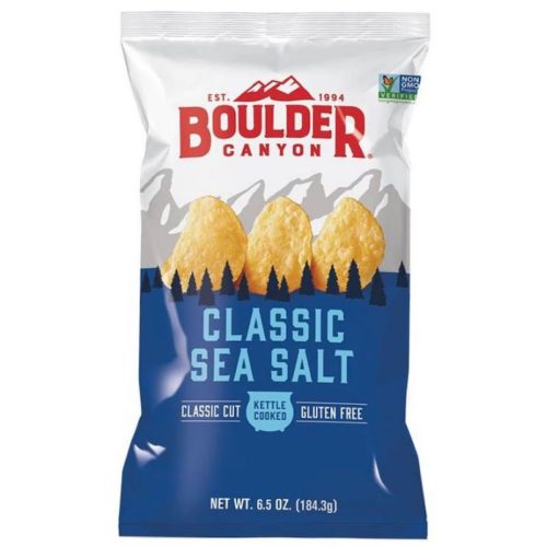 boulder canyon classic sea salt potato chips 140g