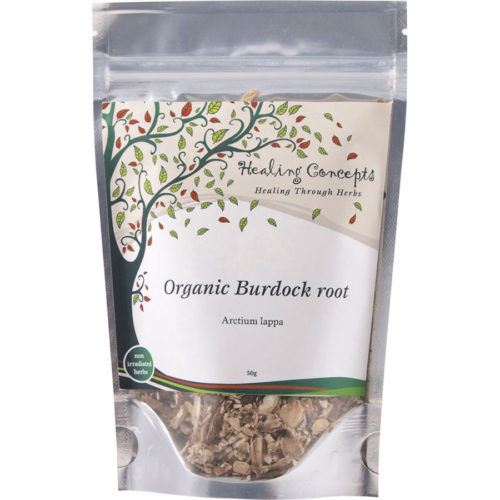 healing concepts burdock root organic 50g